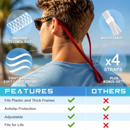 Anchor Glasses Straps Sunglasses Strap Sports Safety Glasses Holder: image 3