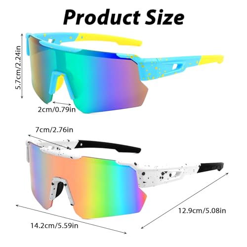 2 Pcs Cycling Glasses: image 3