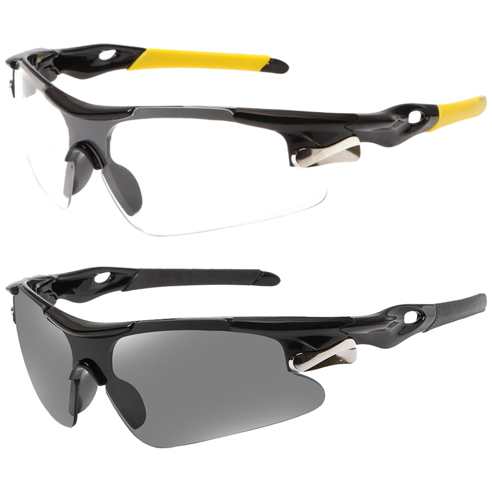 BDSHUNBF 2 Pcs Cycling Glasses