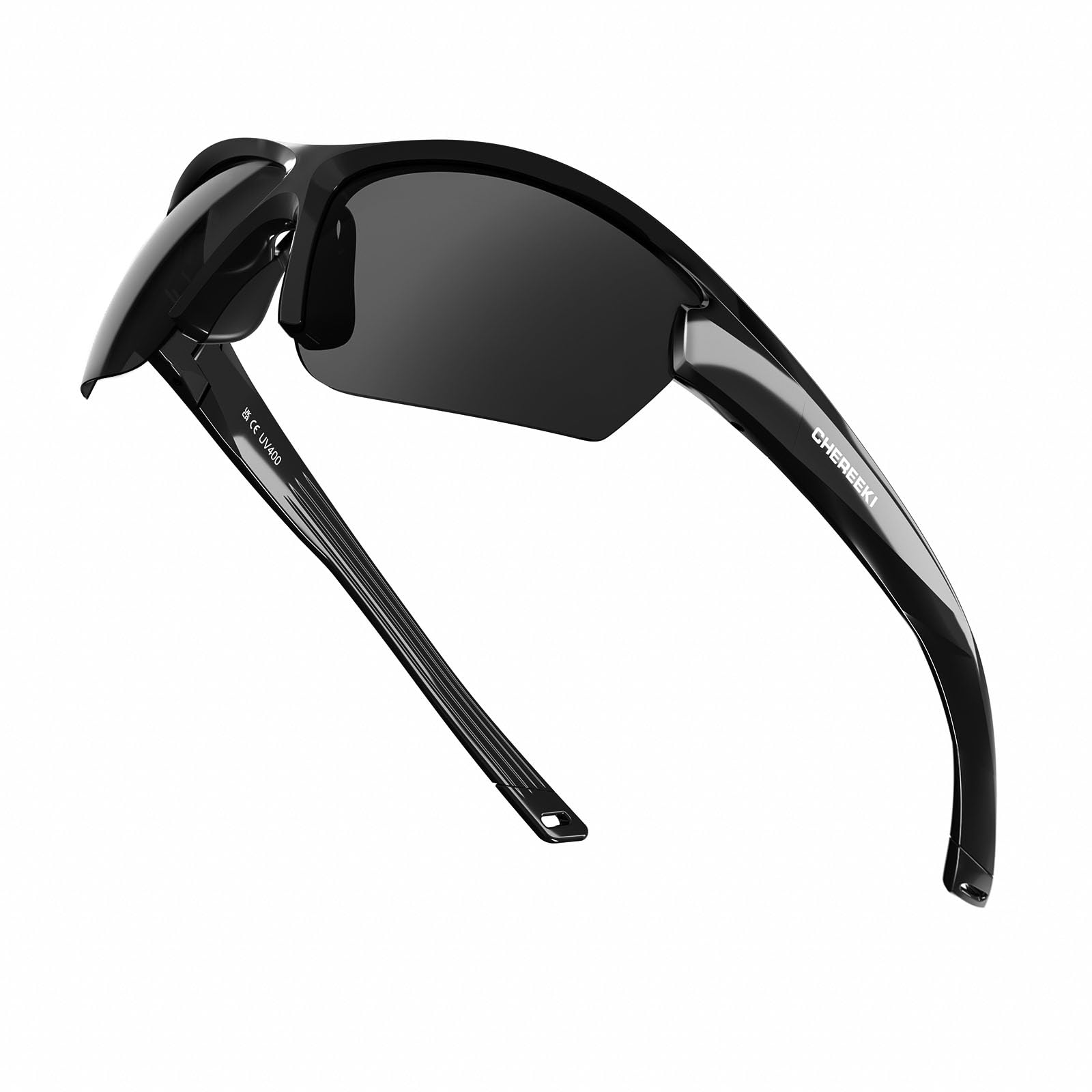 CHEREEKI Polarised Sports Sunglasses Mens Running Fishing Cycling Glasses