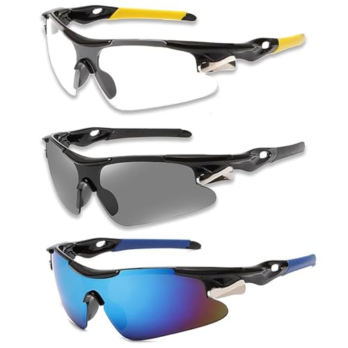 EXQUIMA 3 Pcs Cycling Glasses: image 2