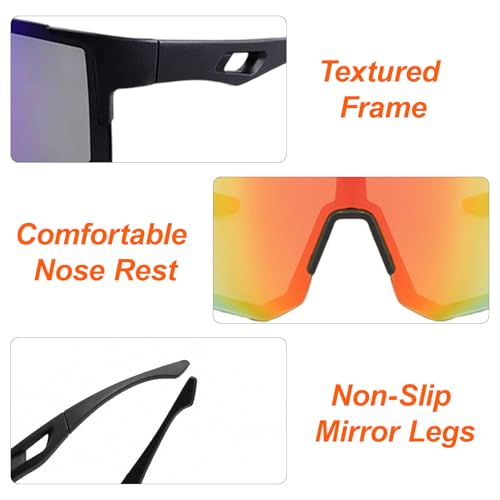 GYTFOG 3 Pcs Cycling Glasses: image 4