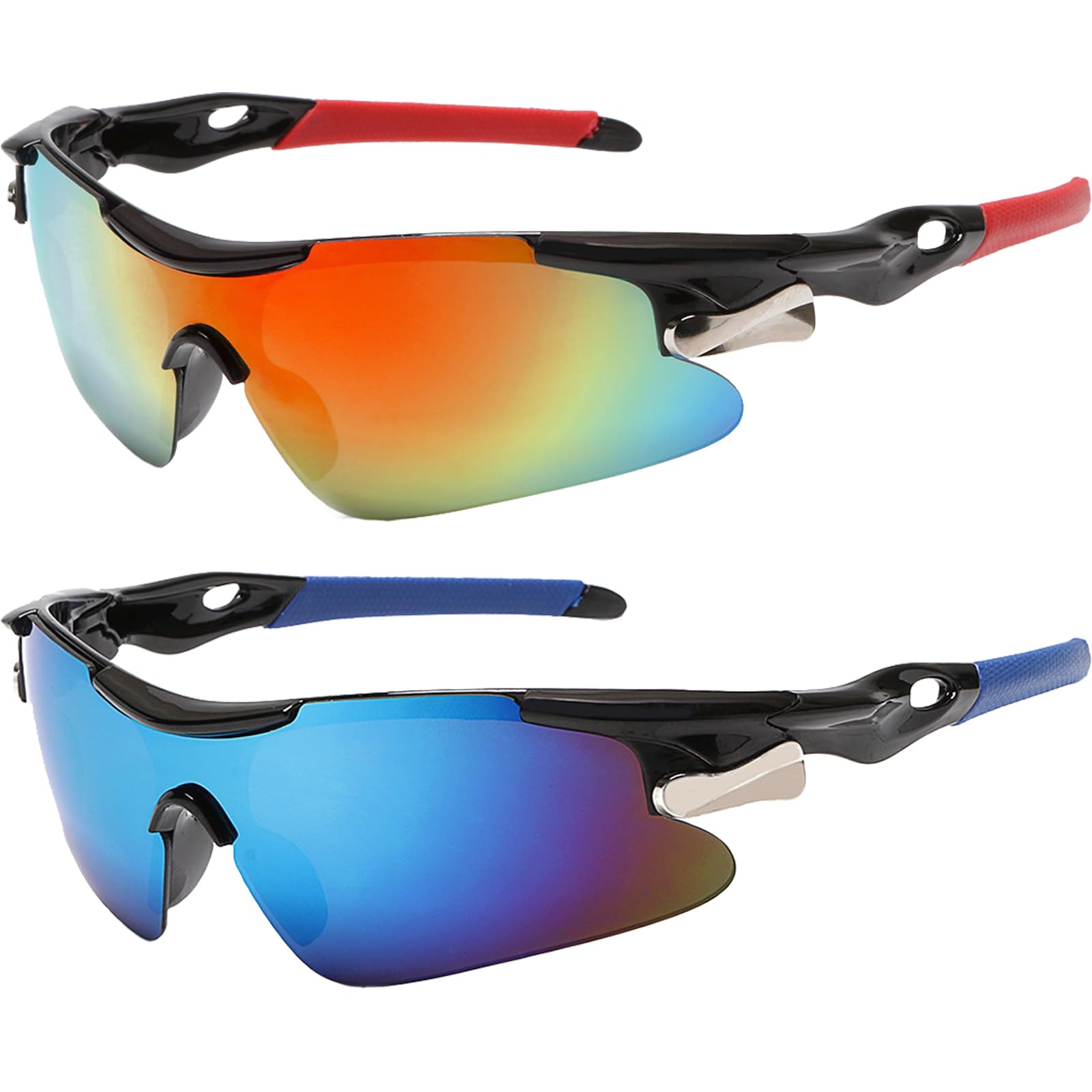 JSTHHTT 2 Pcs Cycling Glasses