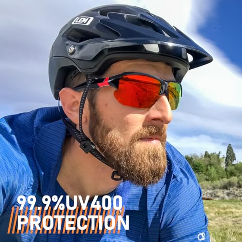 Risipu 3 Pack Sports Sunglasses for Men Women