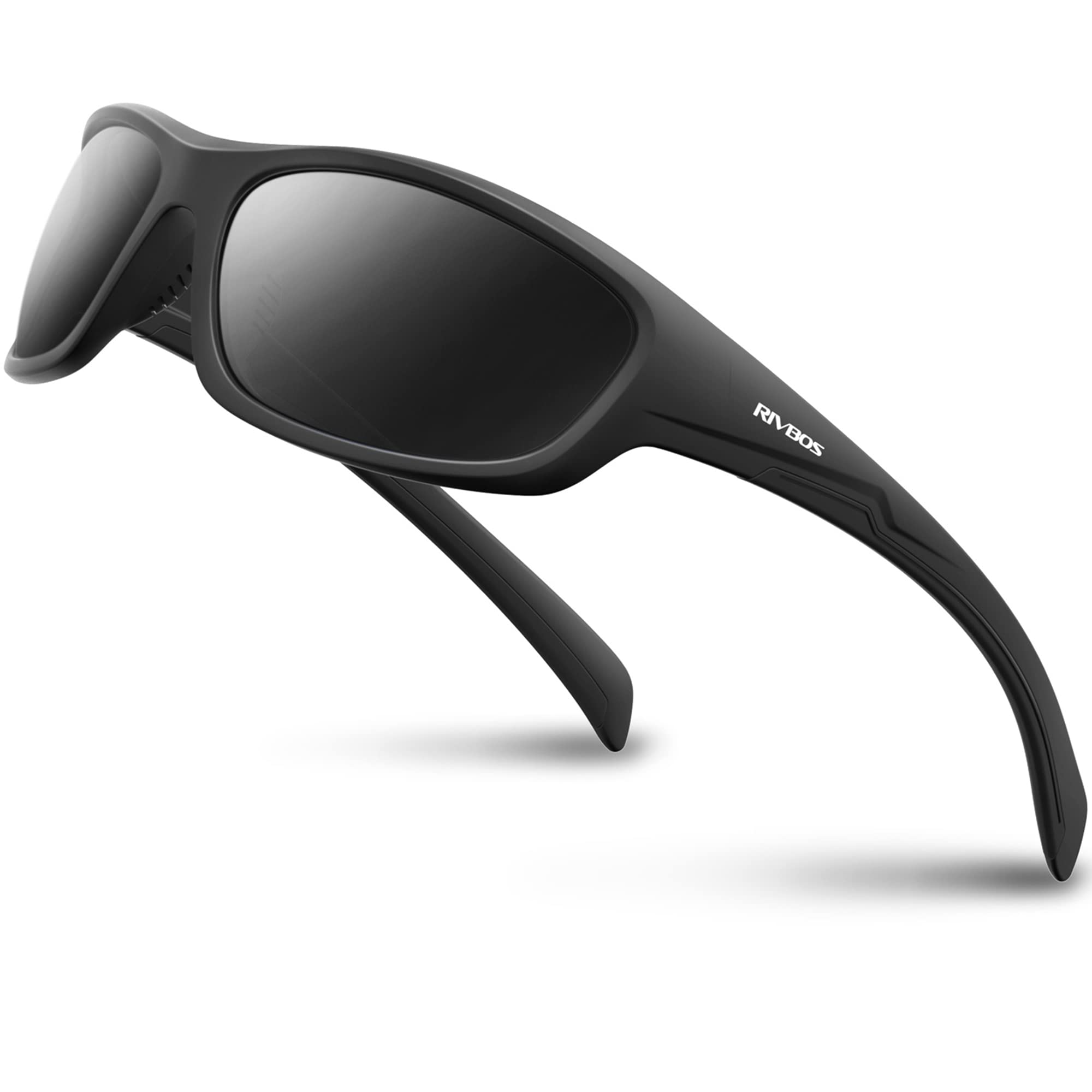 RIVBOS Polarized Sports Sunglasses Driving shades For Men TR90