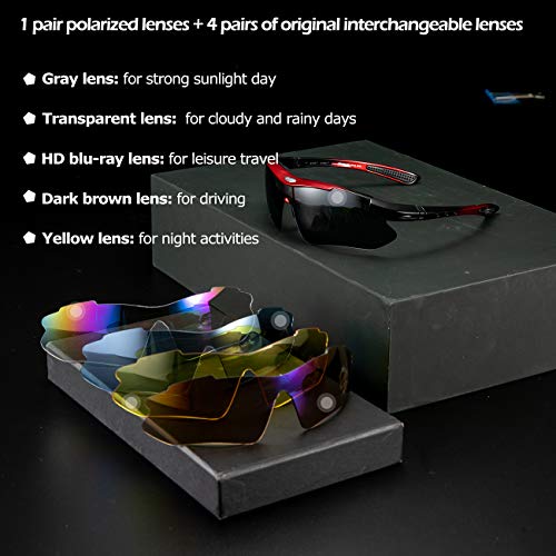 ROCKBROS Polarized Cycling Sunglasses for Men Women Sports Sunglasses: image 4